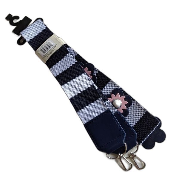 Simplicity Purse  Cell Phone Strap Stripes Color Block Flower Clips Crafts Arts - Picture 5 of 7